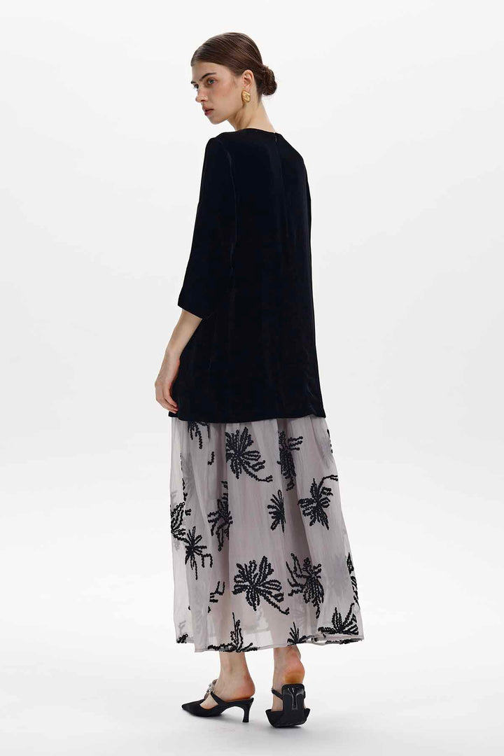Annette Velvet Maxi Dress
