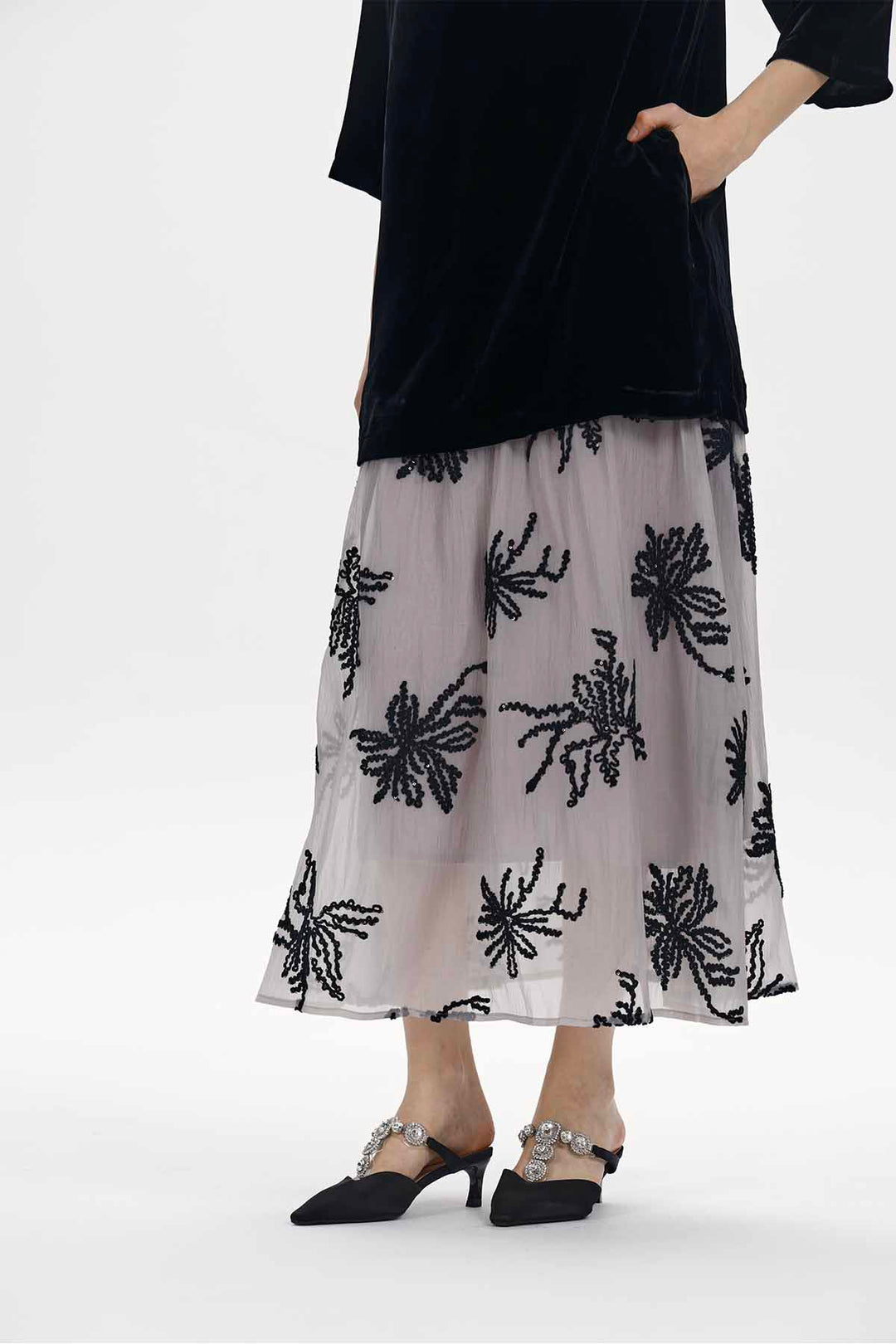 Annette Velvet Maxi Dress
