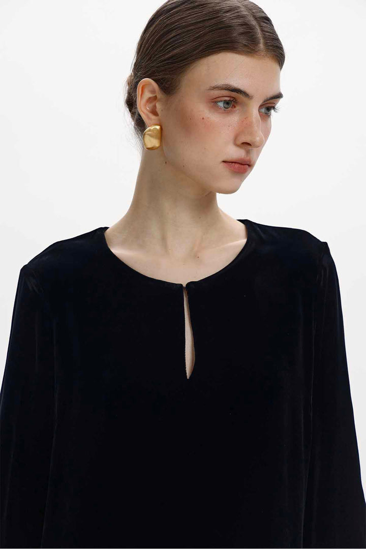 Annette Velvet Maxi Dress