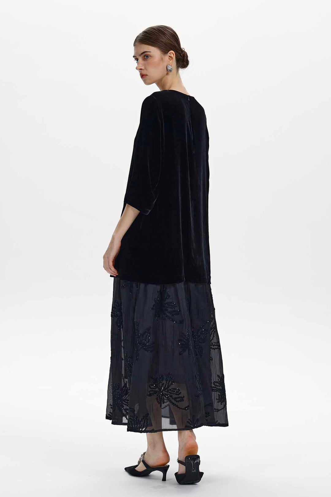 Adriana Velvet Maxi Dress