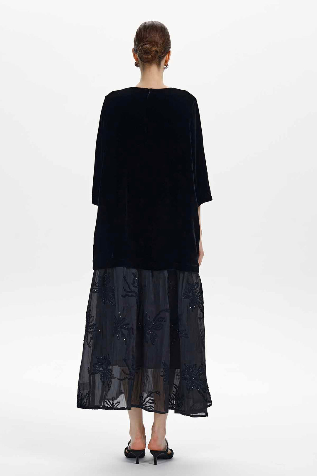 Adriana Velvet Maxi Dress