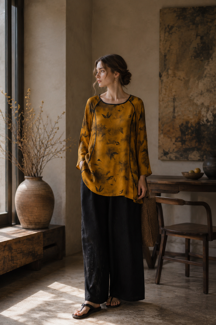 Top estampado de la galería Kenosha