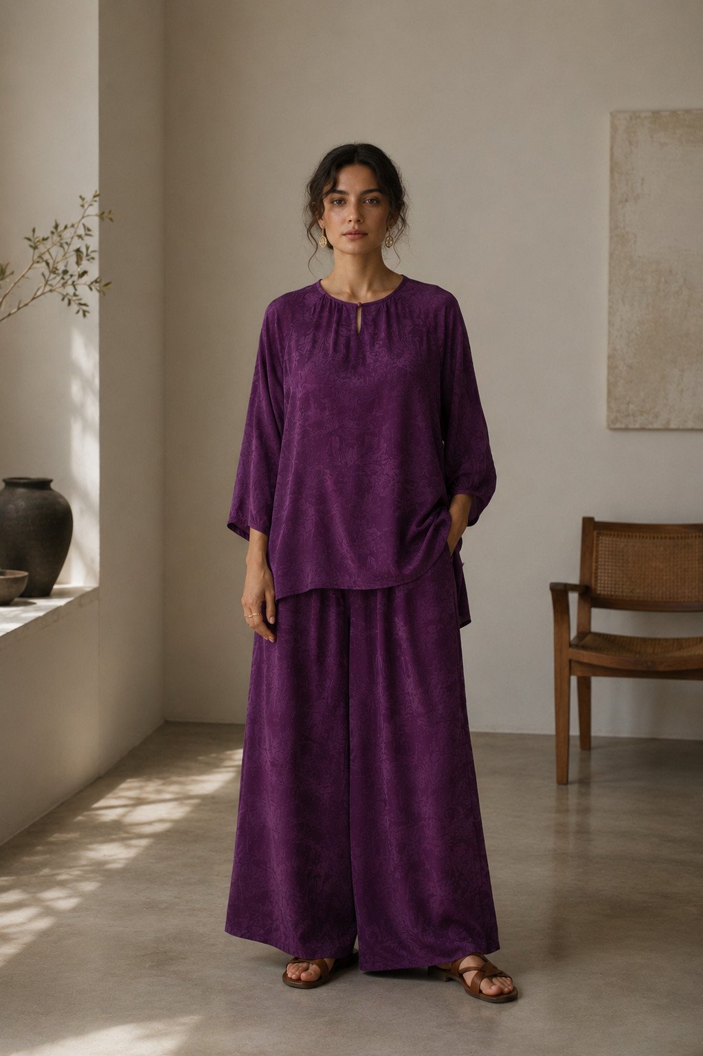 Joni casual Wide Leg Two Set