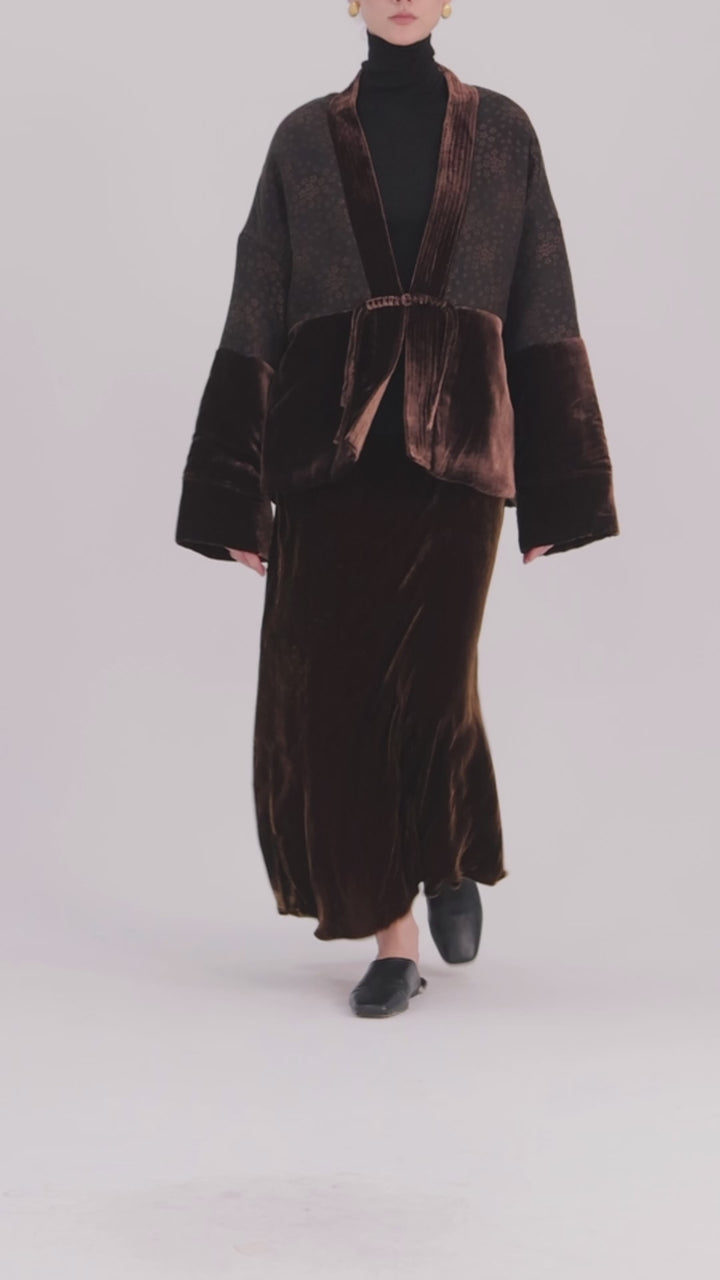 Lucie Velvet Jacket Coat